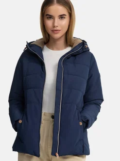Marikoo Damen Steppjacke - Alemee 16 in blau