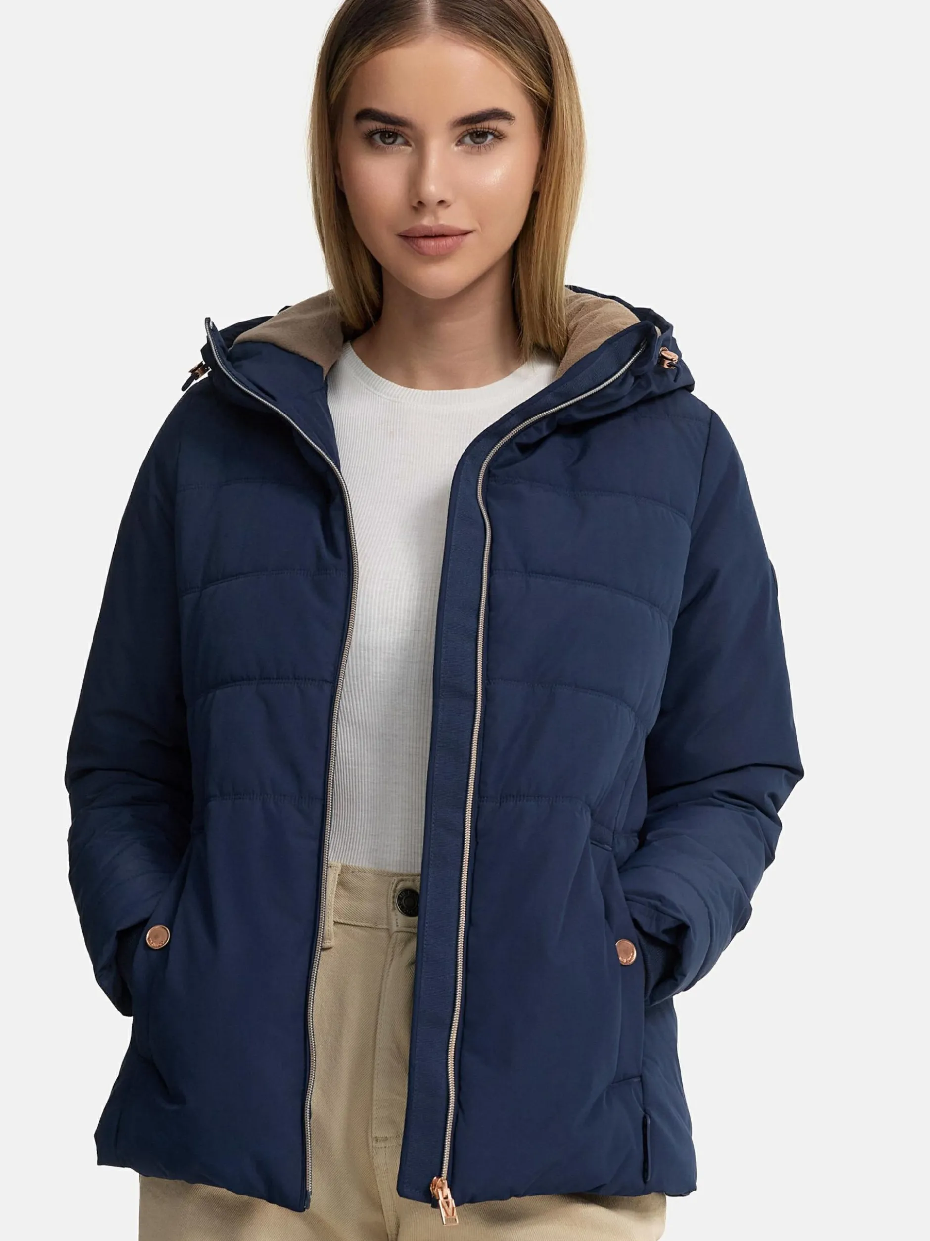 Marikoo Damen Steppjacke - Alemee 16 in blau