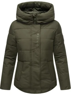 Marikoo Damen Steppjacke - Elira 16 in oliv