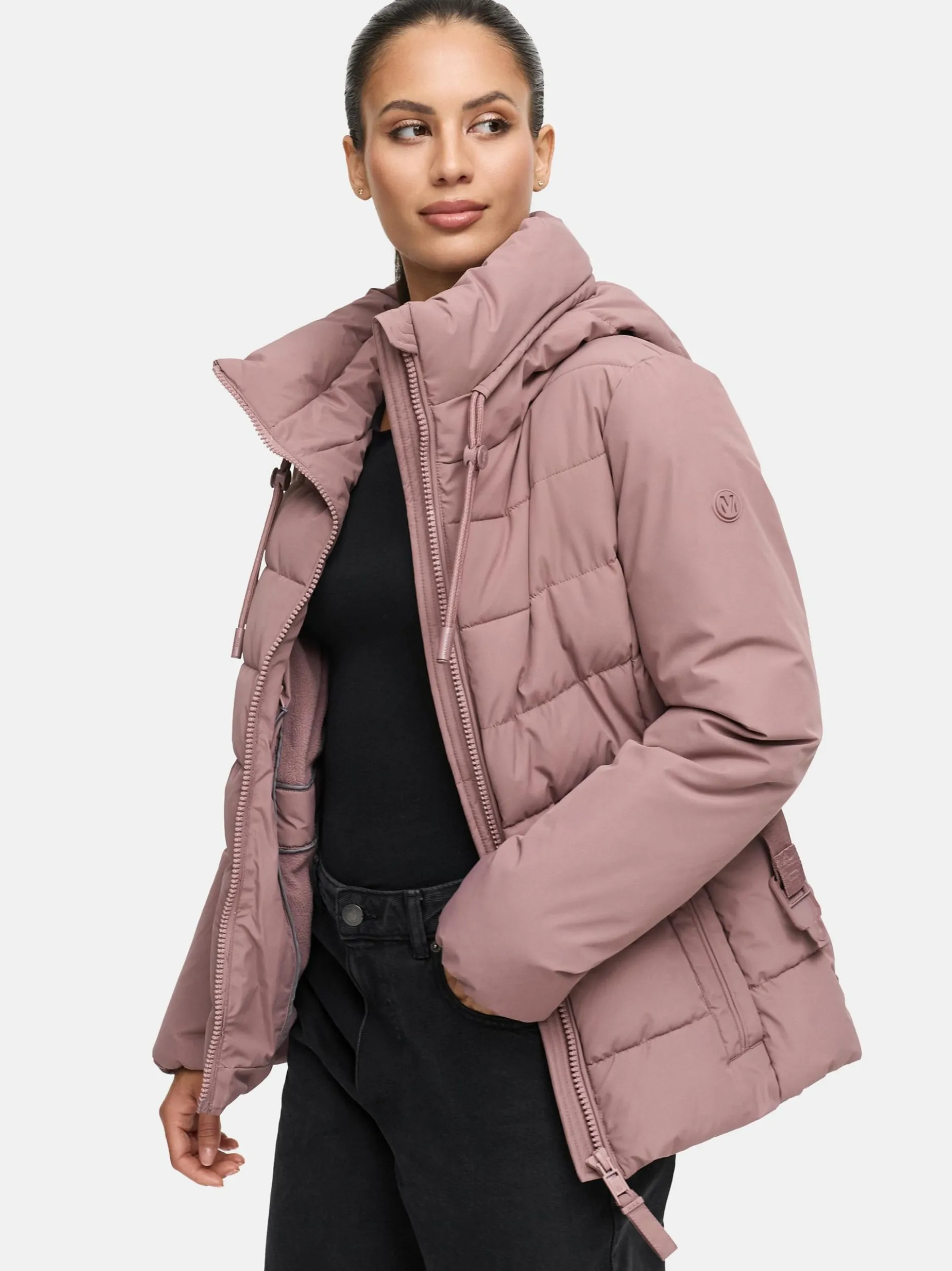 Marikoo Damen Steppjacke - Himee 16 in altrosa