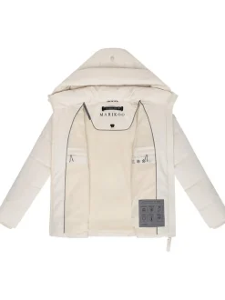 Marikoo Damen Steppjacke - Kuschelnasee 16 in beige