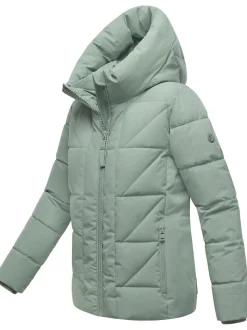 Marikoo Damen Steppjacke - Kuschelnasee 16 in mint