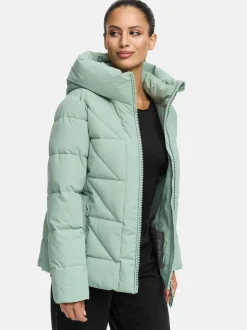 Marikoo Damen Steppjacke - Kuschelnasee 16 in mint