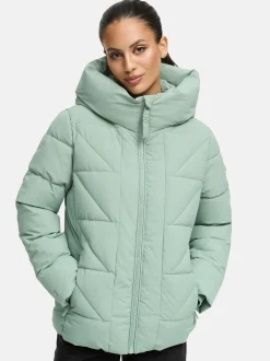 Marikoo Damen Steppjacke - Kuschelnasee 16 in mint