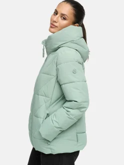 Marikoo Damen Steppjacke - Kuschelnasee 16 in mint