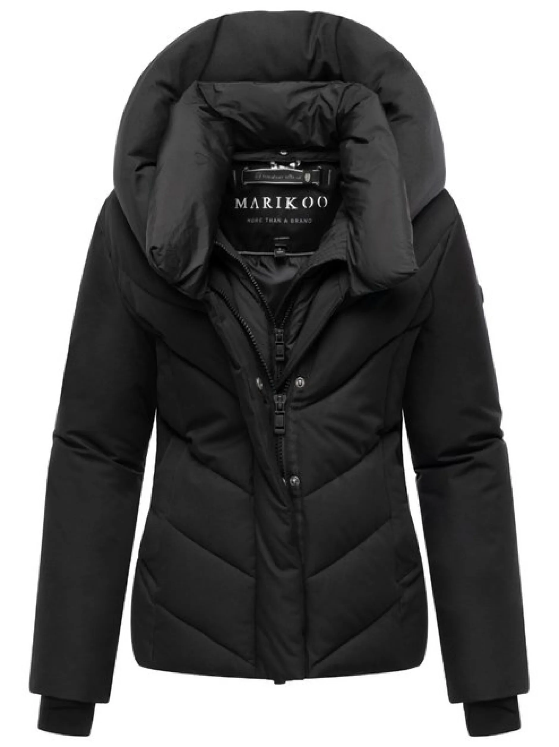Marikoo Damen Steppjacke - Nadiraa 16 in schwarz