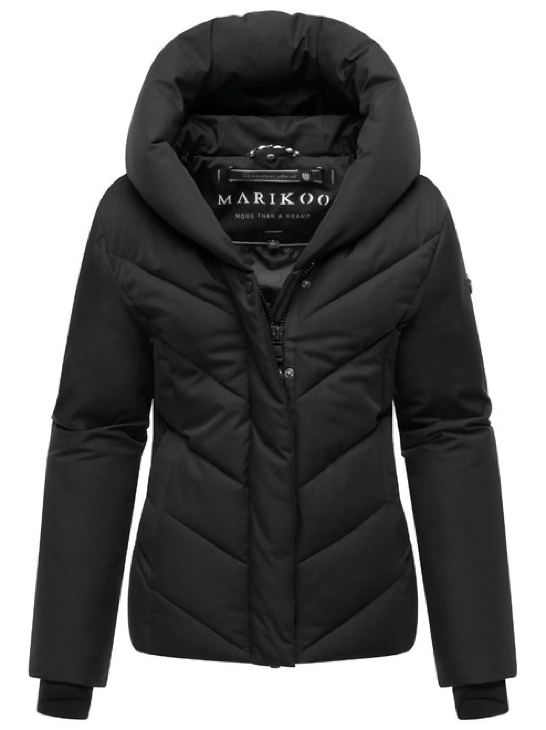 Marikoo Damen Steppjacke - Nadiraa 16 in schwarz