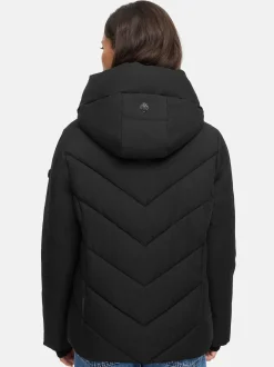 Marikoo Damen Steppjacke - Nadiraa 16 in schwarz