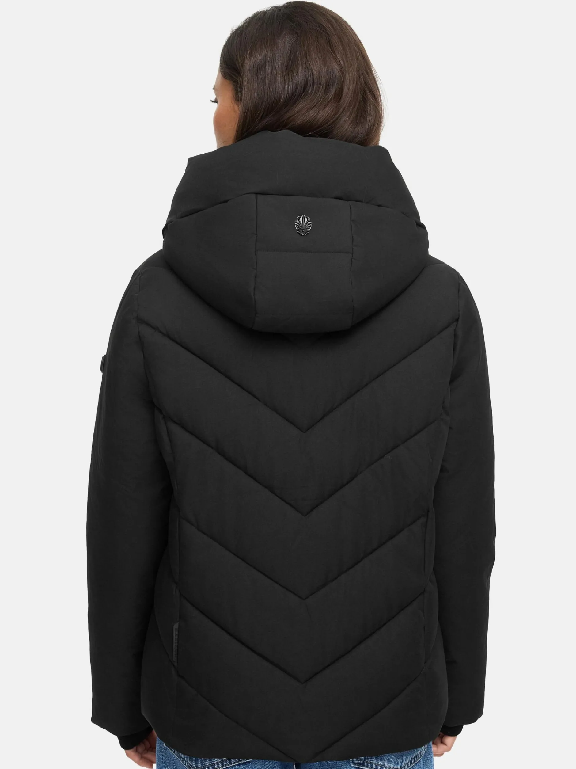 Marikoo Damen Steppjacke - Nadiraa 16 in schwarz