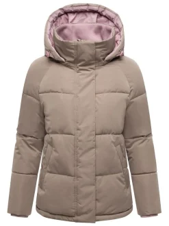 Marikoo Damen Steppjacke - Omariaa 16 in taupe