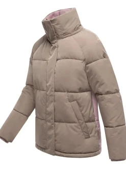 Marikoo Damen Steppjacke - Omariaa 16 in taupe