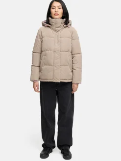 Marikoo Damen Steppjacke - Omariaa 16 in taupe