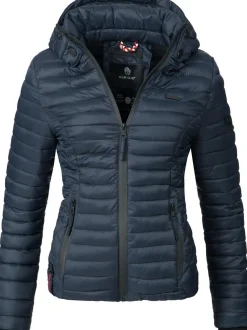 Marikoo Damen Steppjacke - Samtpfote in blau