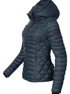 Marikoo Damen Steppjacke - Samtpfote in blau