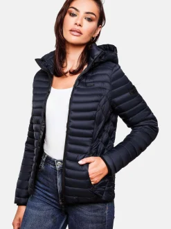 Marikoo Damen Steppjacke - Samtpfote in blau