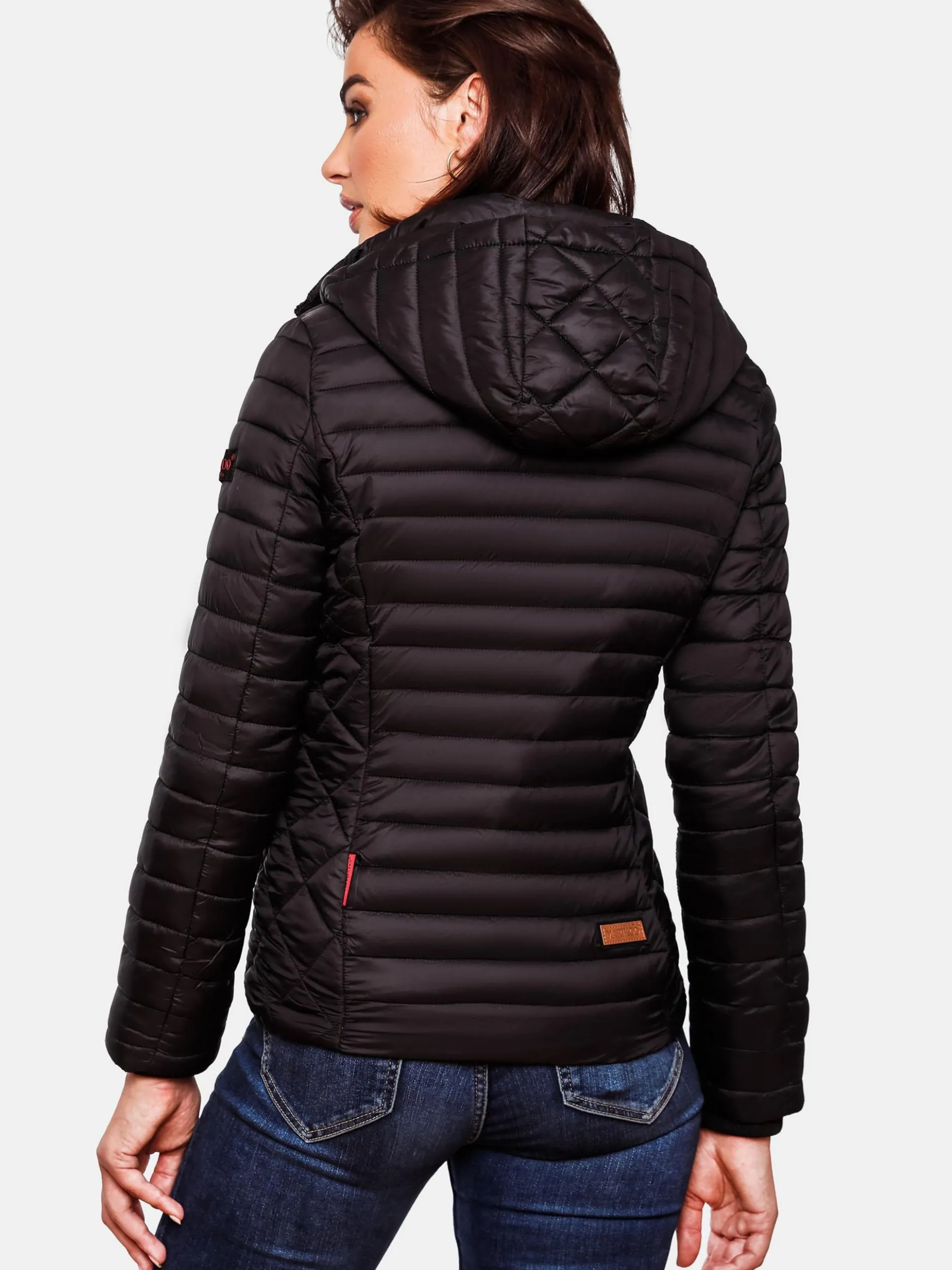 Marikoo Damen Steppjacke - Samtpfote in schwarz
