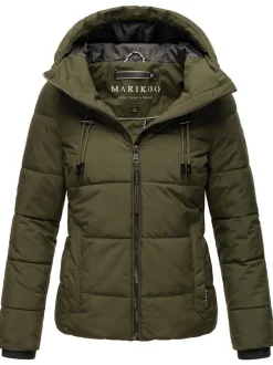 Marikoo Damen Steppjacke - Shimoaa XVI in oliv