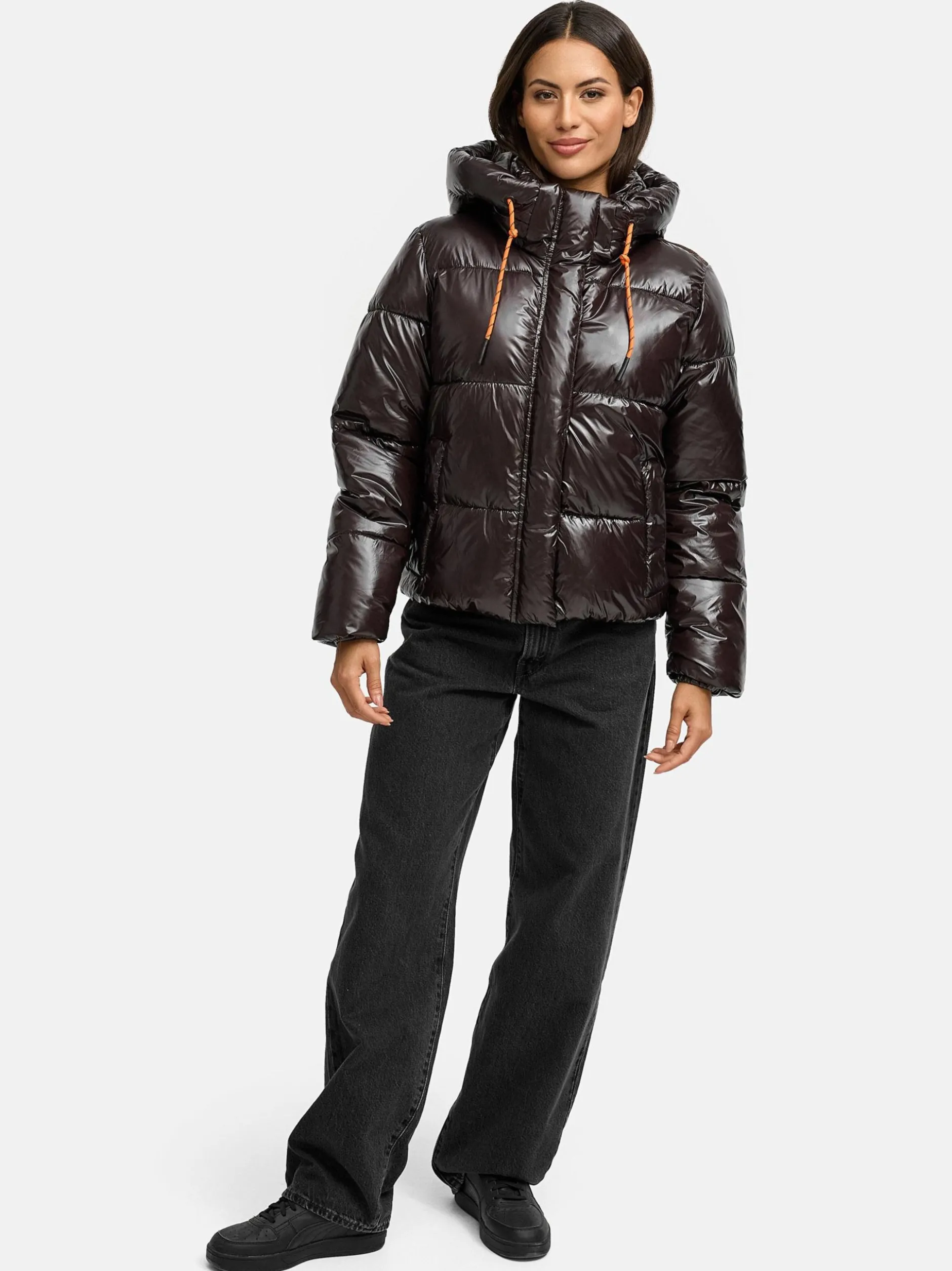 Marikoo Damen Steppjacke - Skyraa 16 in schoko