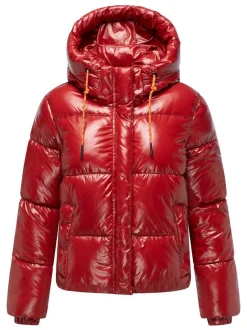 Marikoo Damen Steppjacke - Skyraa 16 in rot