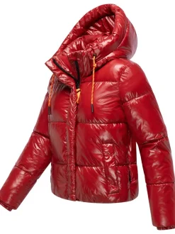 Marikoo Damen Steppjacke - Skyraa 16 in rot