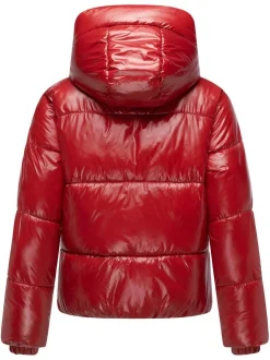 Marikoo Damen Steppjacke - Skyraa 16 in rot