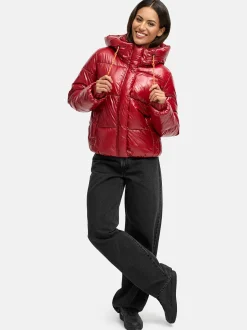 Marikoo Damen Steppjacke - Skyraa 16 in rot