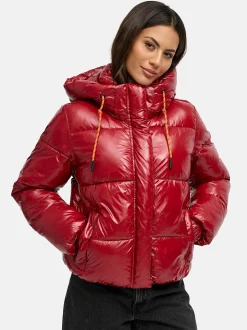 Marikoo Damen Steppjacke - Skyraa 16 in rot