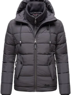 Marikoo Damen Steppjacke - Taisaa Prc in grau