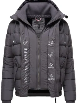 Marikoo Damen Steppjacke - Taisaa Prc in grau