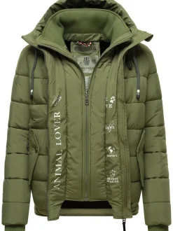 Marikoo Damen Steppjacke - Taisaa Prc in oliv