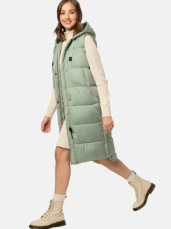Marikoo Damen Steppweste - Sayorii in mint