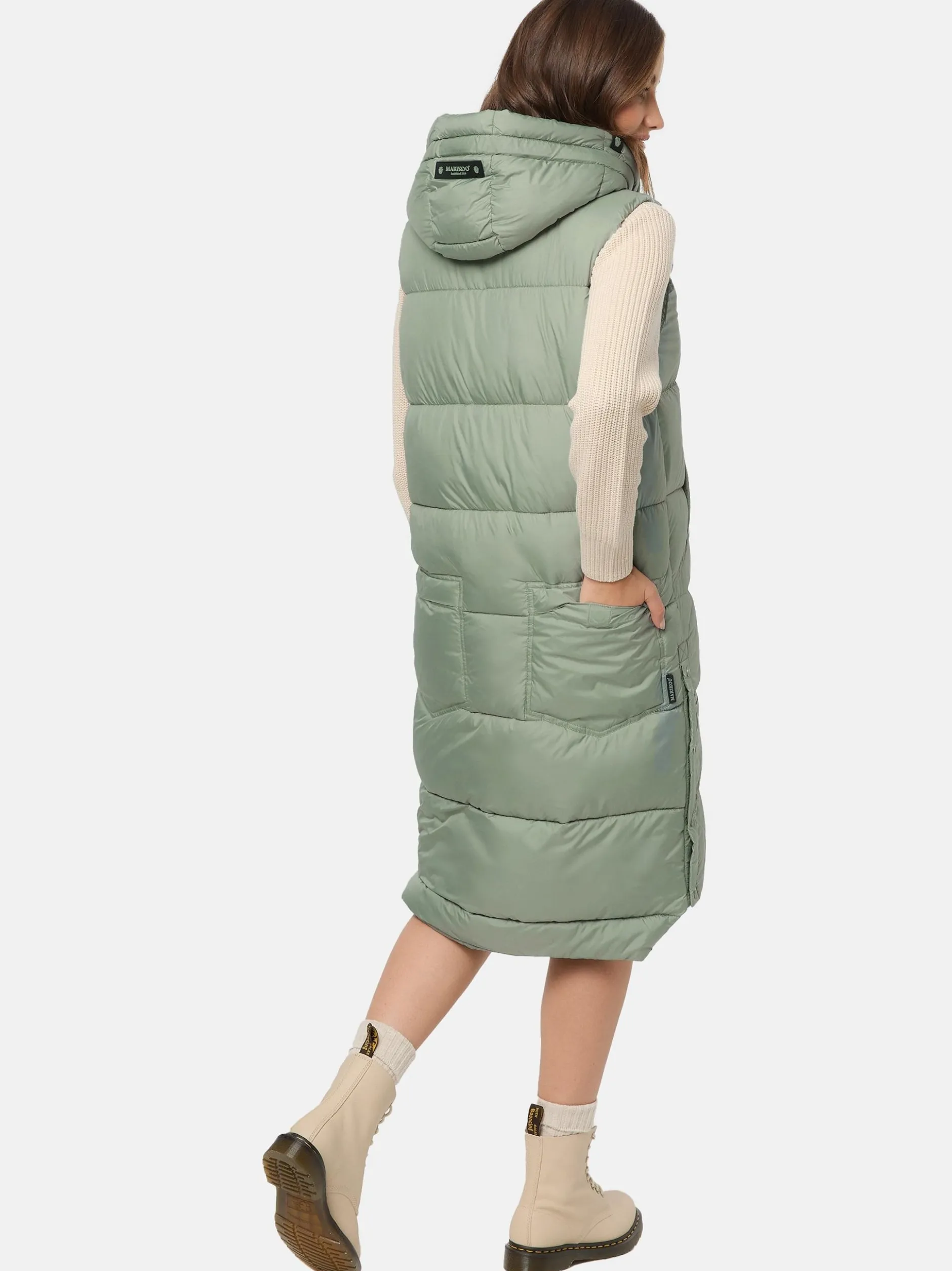 Marikoo Damen Steppweste - Sayorii in mint