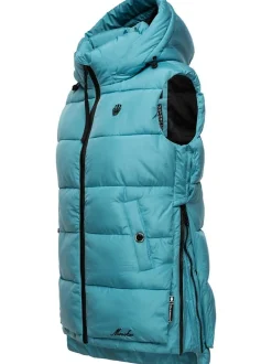 Marikoo Damen Steppweste - Zarinaa in blau