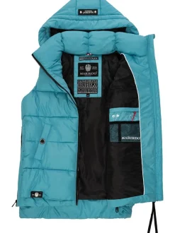 Marikoo Damen Steppweste - Zarinaa in blau