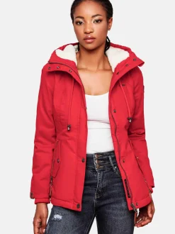 Marikoo Damen Winterjacke - Bikoo in rot
