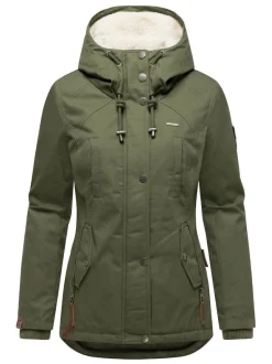 Marikoo Damen Winterjacke - Bikoo in oliv