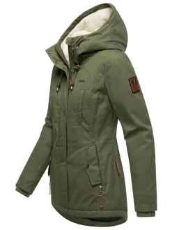 Marikoo Damen Winterjacke - Bikoo in oliv