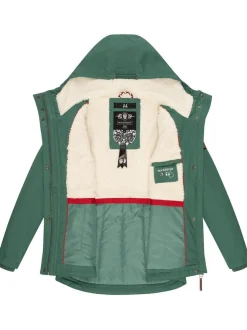 Marikoo Damen Winterjacke - Bikoo in grün