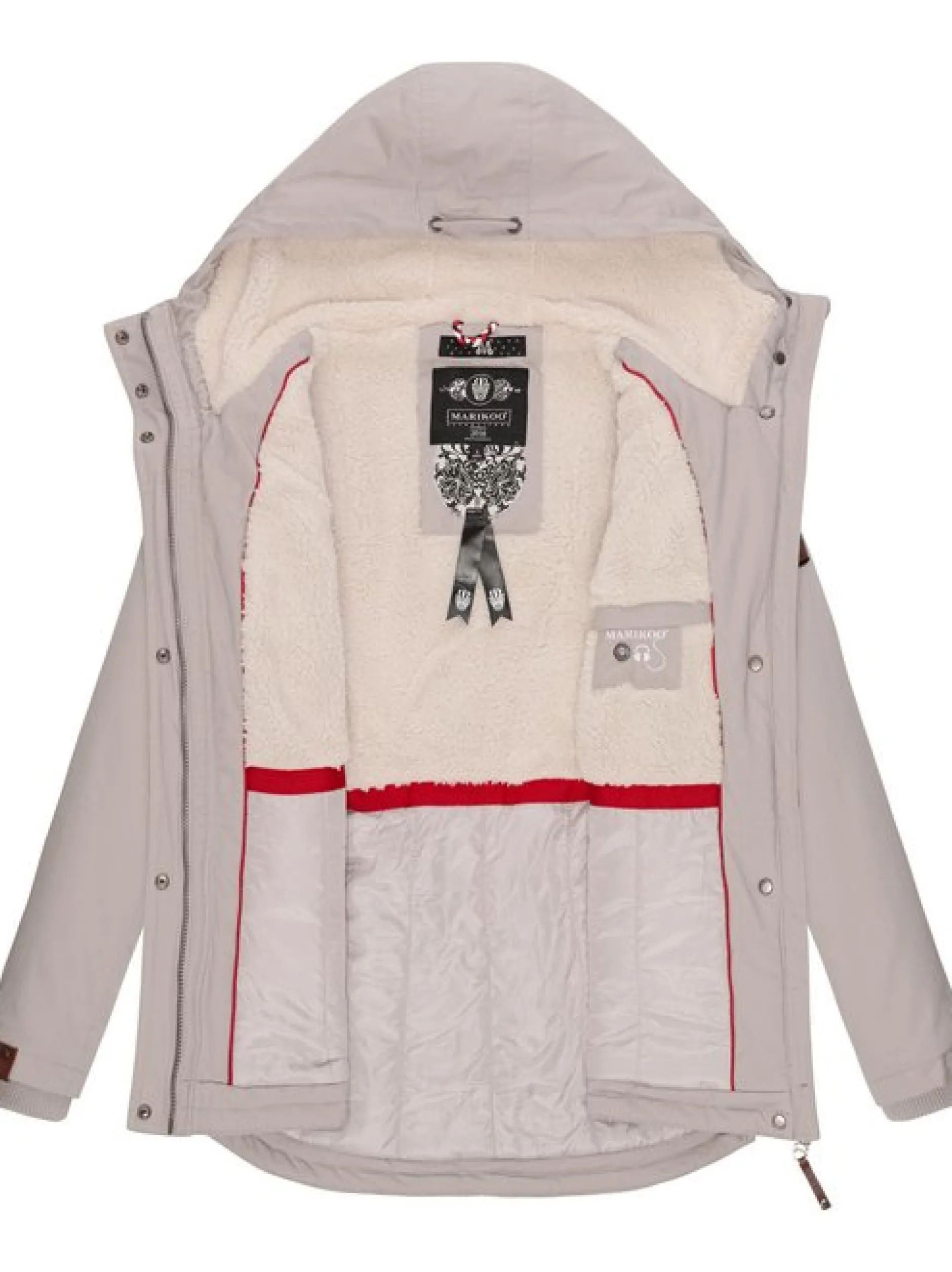Marikoo Damen Winterjacke - Bikoo in grau