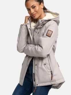 Marikoo Damen Winterjacke - Bikoo in grau
