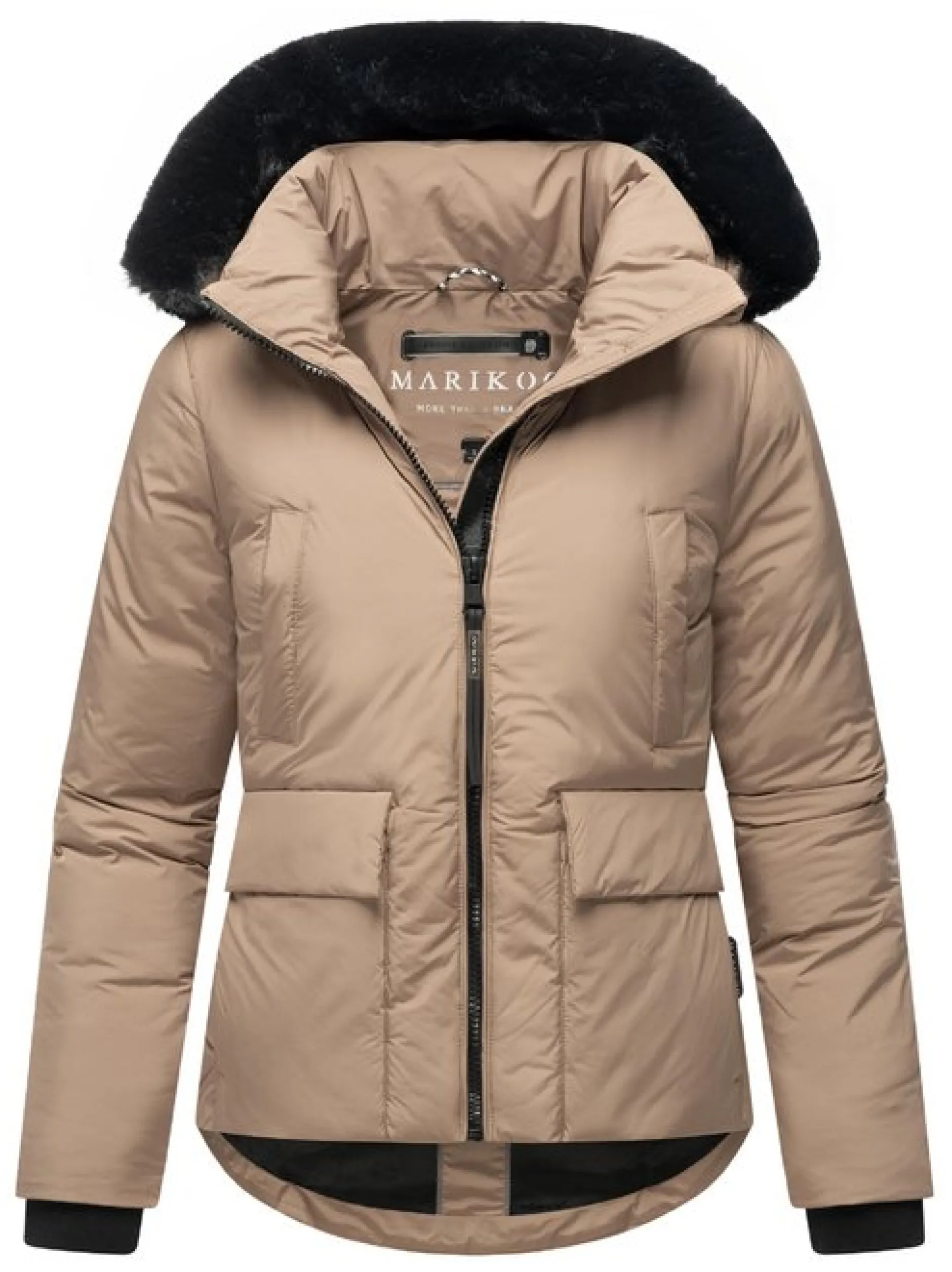 Marikoo Damen Winterjacke - Morinaa XVI in taupe