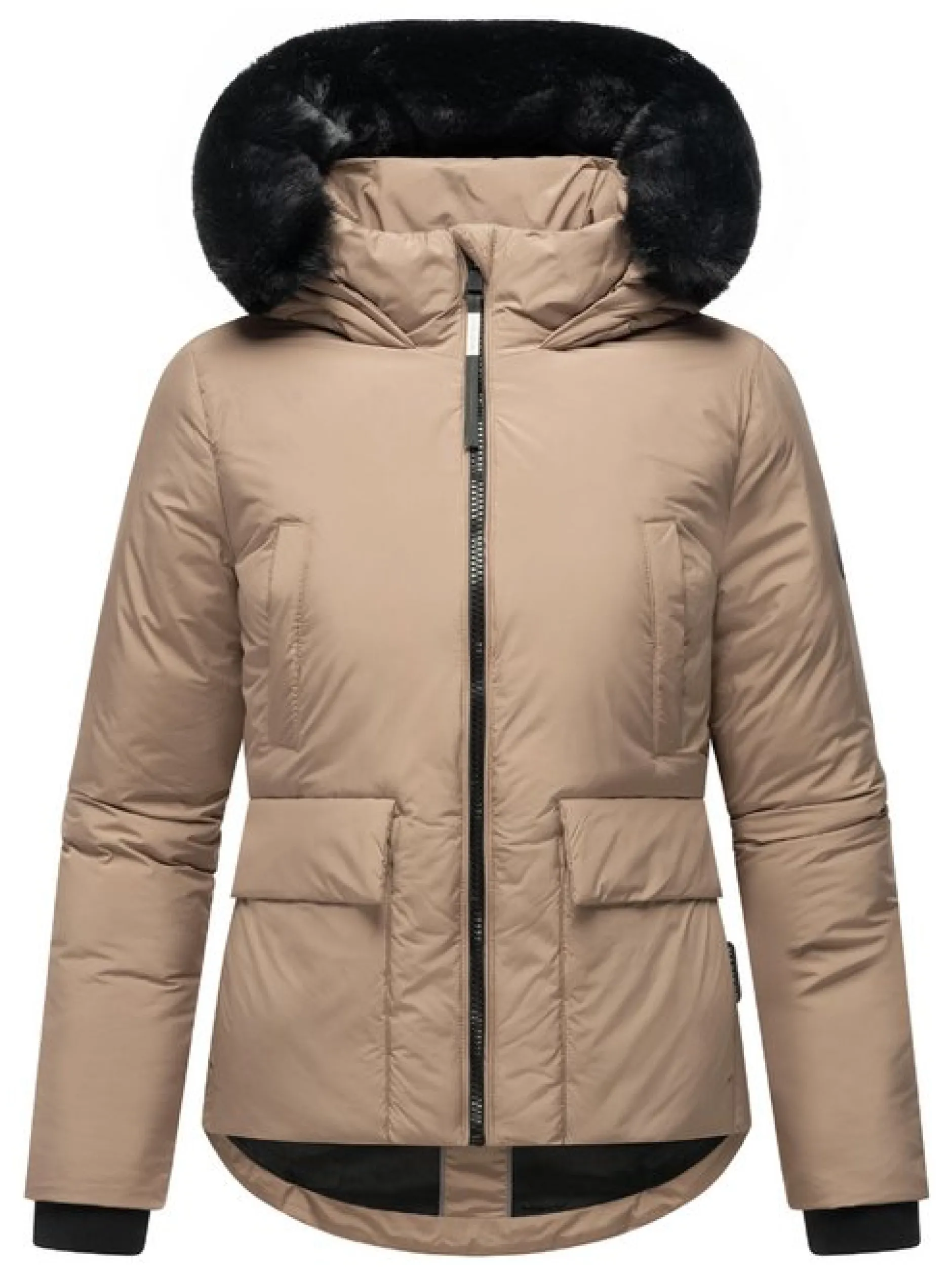 Marikoo Damen Winterjacke - Morinaa XVI in taupe