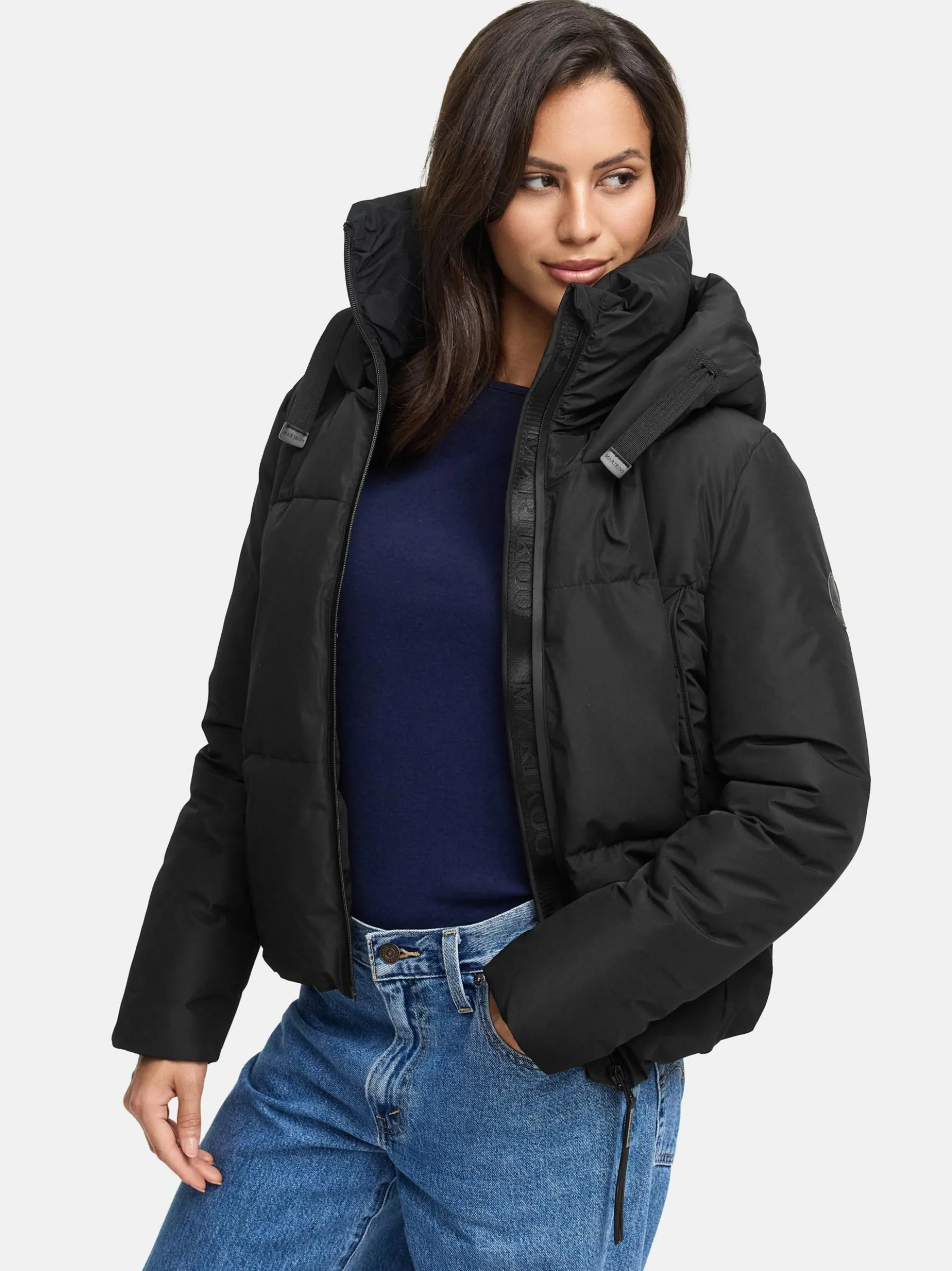 Marikoo Damen Winterjacke - Ninikaa XVI in schwarz