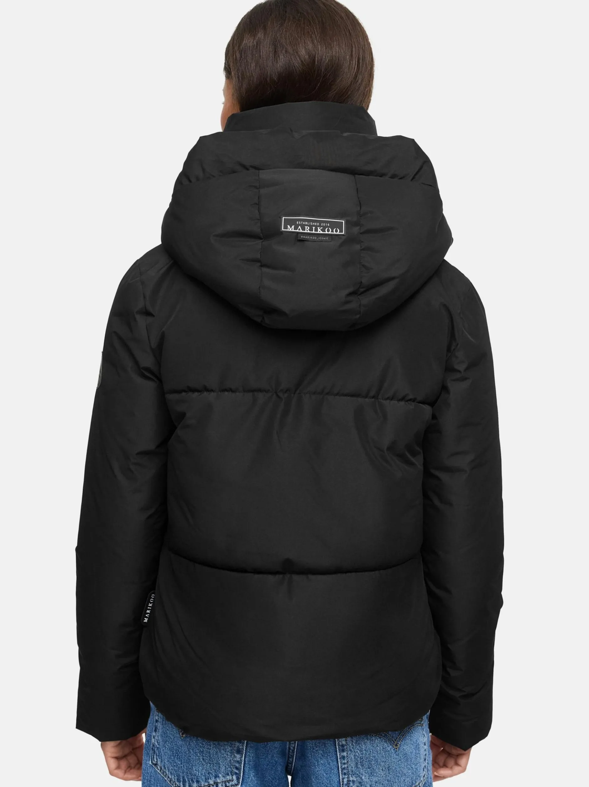 Marikoo Damen Winterjacke - Ninikaa XVI in schwarz