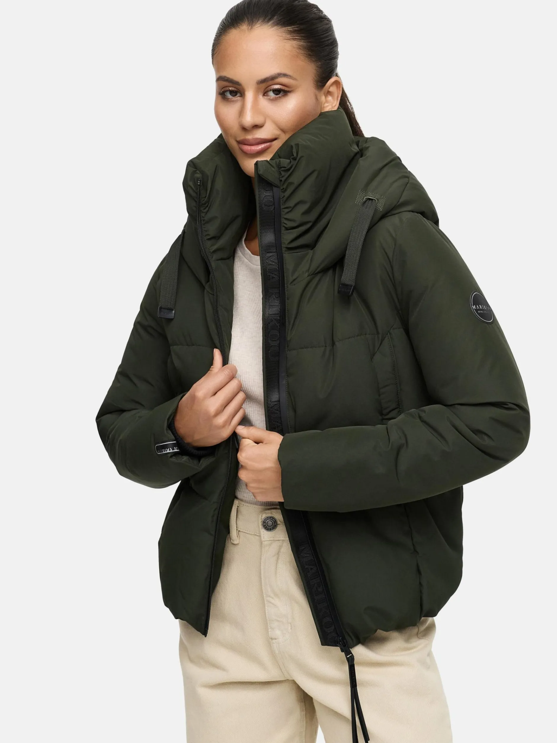 Marikoo Damen Winterjacke - Ninikaa XVI in oliv