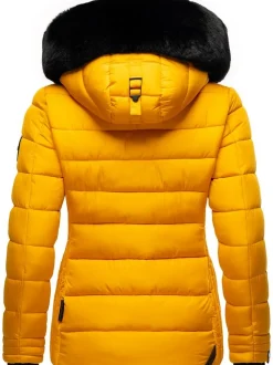 Marikoo Damen Winterjacke - Qesraa in gelb
