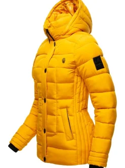 Marikoo Damen Winterjacke - Qesraa in gelb