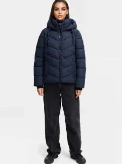 Marikoo Damen Winterjacke - Sahnemausii in marine