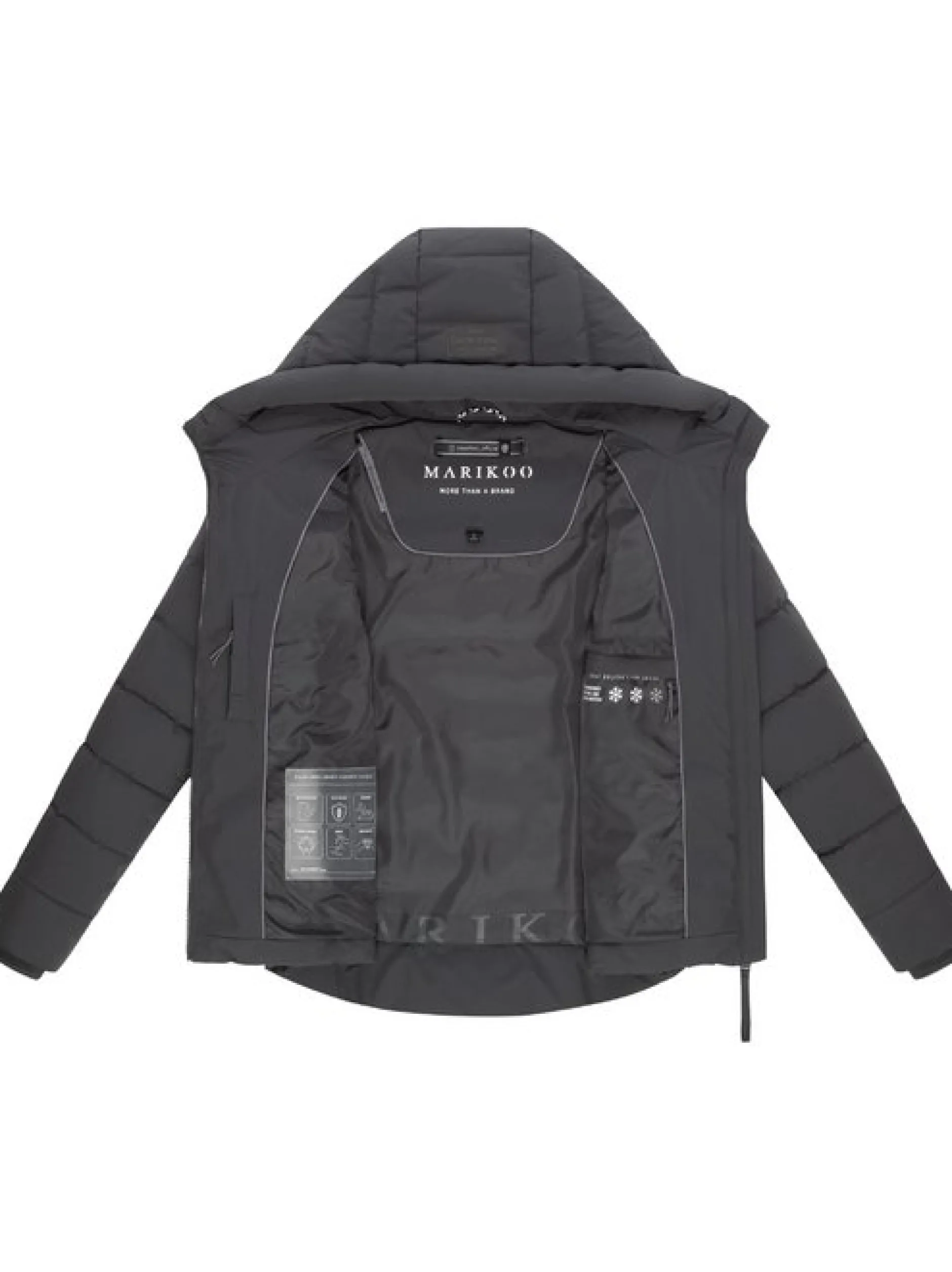 Marikoo Damen Winterjacke - Tayenaa 16 in anthrazit