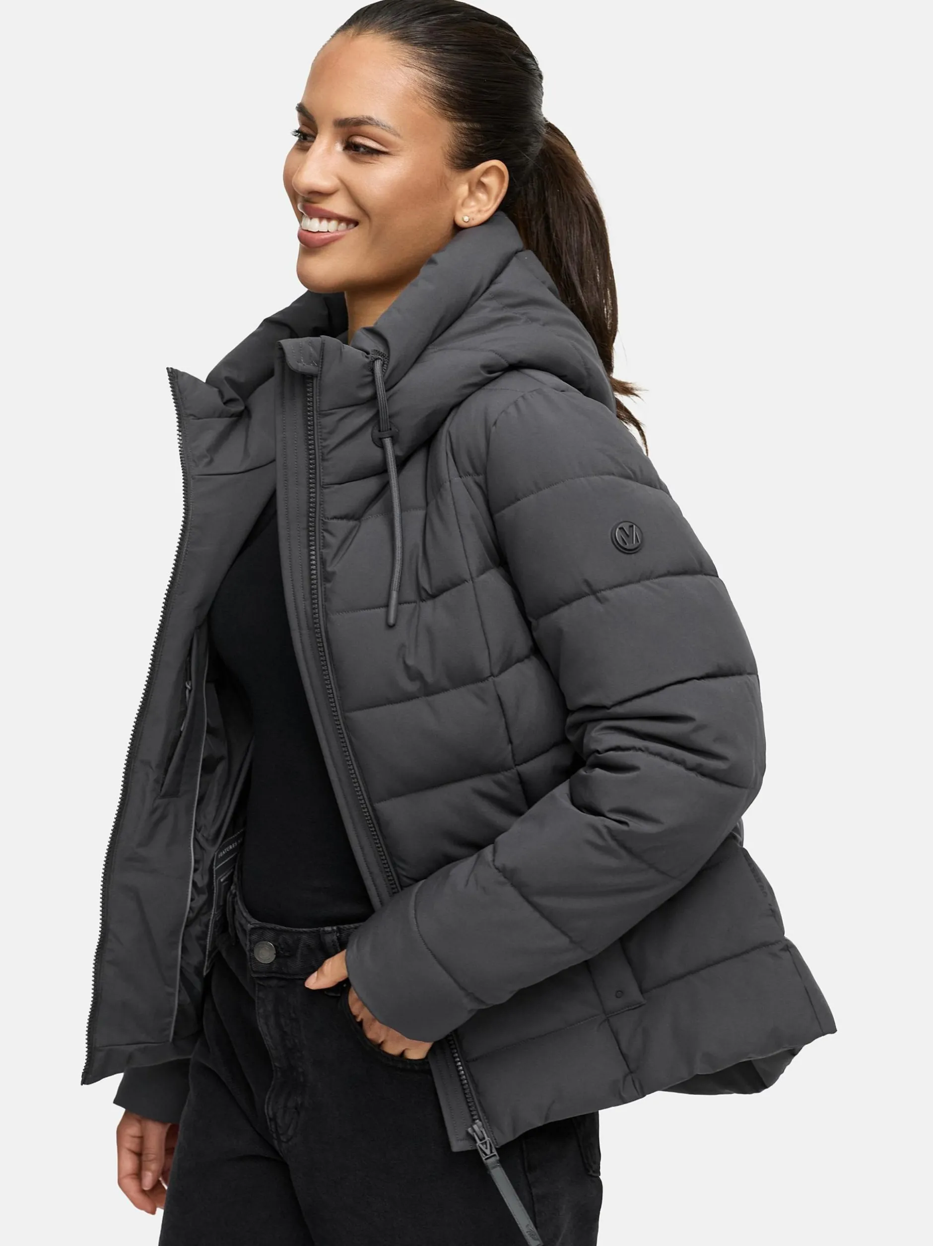 Marikoo Damen Winterjacke - Tayenaa 16 in anthrazit